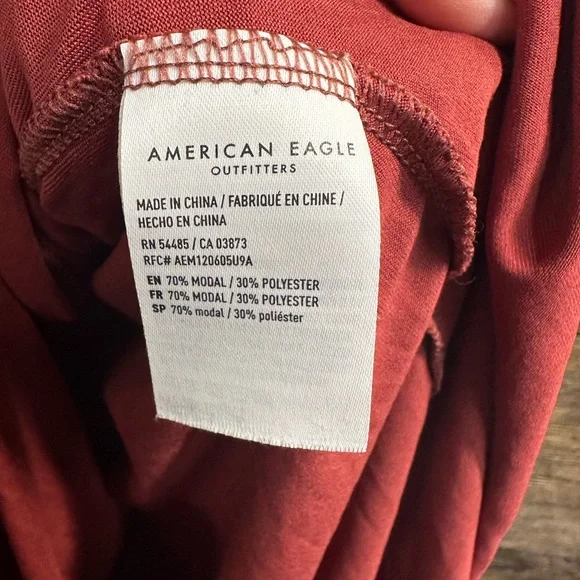 American Eagle Outfitters Red Spaghetti Strap Romper Jumpsuit - Picture 3 of 7